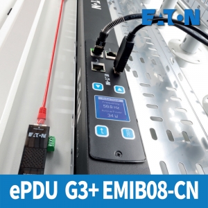 EATON Metered PDU EMIB08-CN ZeroU 32A 36 x 13, 6 x C19, 7.4kw 모니터링PDU
