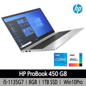 HP ProBook 450 G8 i5-1135G7 / 8GB / 1TB SSD / Win10Pro