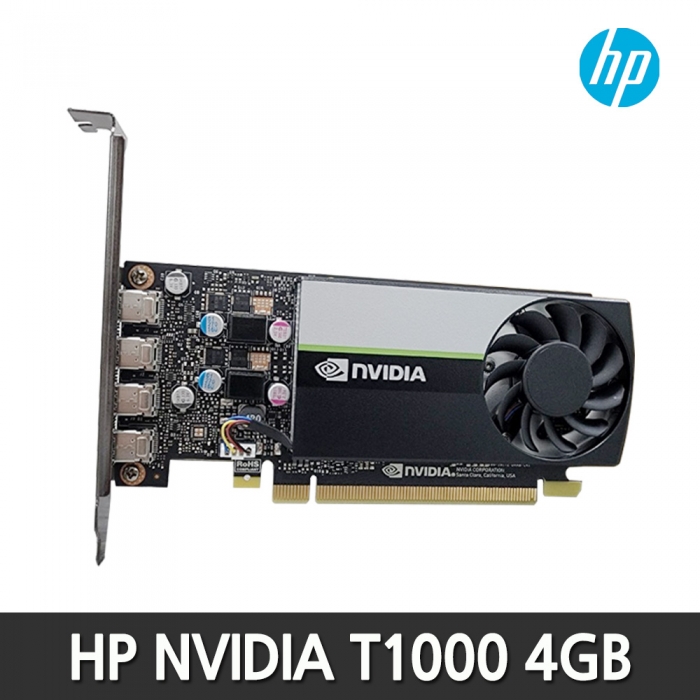 HP NVIDIA Quadro T1000 4GB (20X22AA) 그래픽카드